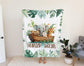 Safari Animals Personalized Baby Blanket