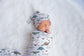 Personalized Dinosaur Print Swaddle