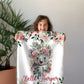 Koala Floral Personalized Baby Blanket