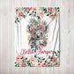 Koala Floral Personalized Baby Blanket