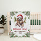 My First Christmas Sloth Personalized Baby Blanket